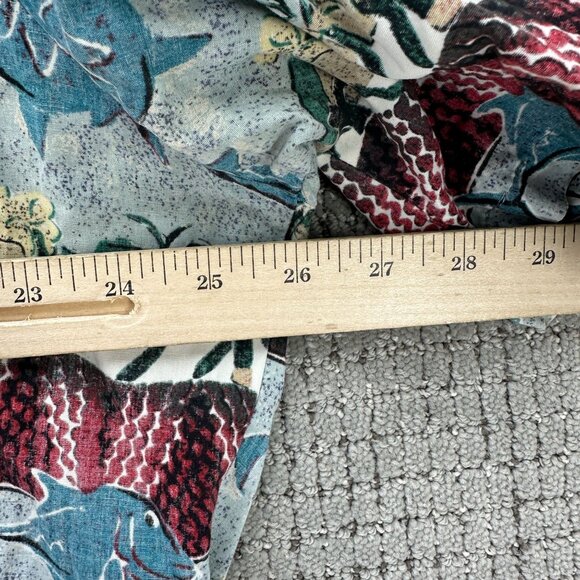 Vintage Avi Kahala Shirt Mens Size XL Multi Pullover Short Sleeve Fish Surfer - Picture 7 of 11